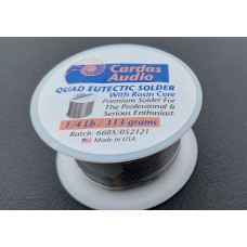 Cardas Quad Eutectic Roll Solder. У нарізку 1.0м Cardas Quad Eutectic Roll Solder. У нарізку 1.0м