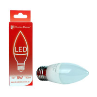 ElectroHouse EH-LMP-1254 LED лампа свеча Е27 8W