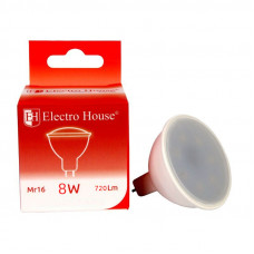 ElectroHouse EH-LMP-8MR16 LED лампа для точечных светильников MR16 8W