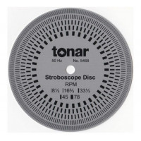 Tonar 10cm Aluminium Stroboscopic Disc, art.5468