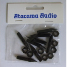 Atacama M6 Carpet Spikes c/w Lock Nuts