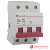 ElectroHouse EH-3.32 Автоматический выключатель трёхполюсный