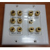 MT-Power 5.1 Surround Sound Distribution Wall Plate