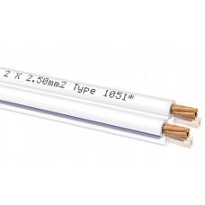 Oehlbach 1051 Speaker Cable 2x2,50mm white