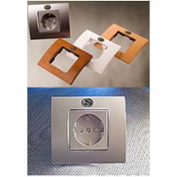 Silent Wire SW Socket with platin Faceplate
