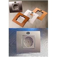 Silent Wire SW Socket with platin Faceplate